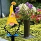 thumbnail image 3 of Diseño caprichoso Gnomo de metal Estaca para jardín Estaca para exteriores de larga duración Estacas para jardín de otoño Estacas para jardín, 3 of 5