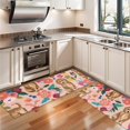 thumbnail image 3 of Kitchen Rugs Sets Of 2,Dogs with Flowers Anti Fatigue Kitchen Mat Rugs Non Slip Washable,Decorative Kitchen Floor Mats for Kitchen,Sink,Laundry,17"X47", 3 of 5