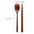 thumbnail image 1 of Handmade Jujube Tree Wooden Korean Dinnerware Combinations Utensil,40 Spoons and Chopsticks, 1 of 5