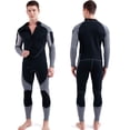 thumbnail image 2 of Suit 3mm Neoprene Wetsuit For Men Front Zip Full Body Diving Suit For Snorkeling Surfing  Diving Swimming, 2 of 7