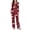 K-Red Santa Hat, variant on successthop Christmas Pajamas for Women 2 Piece Plaid Long Sleeve Snowman Shirts Xmas Holiday Sleepwear with Pockets