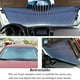 thumbnail image 4 of Sidaley Parasol para parabrisas delantero de coche, cubierta de ventana de aleación de aluminio retráctil, ventosa, Protector de visera de cortina Ventana automotriz 65cm Sidaley VI016673-02, 4 of 6