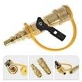 thumbnail image 3 of KAKOWELY 1 Set Propane Hose Adapter 1/4 Propane Quick Connect Fittings for RV to Grill,2.83"X0.98"X0.98", 3 of 5