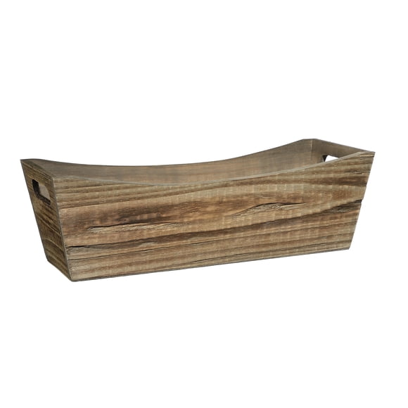 GARDENGOODZ Wood Handled Window Box Planter - Buffalo Brown