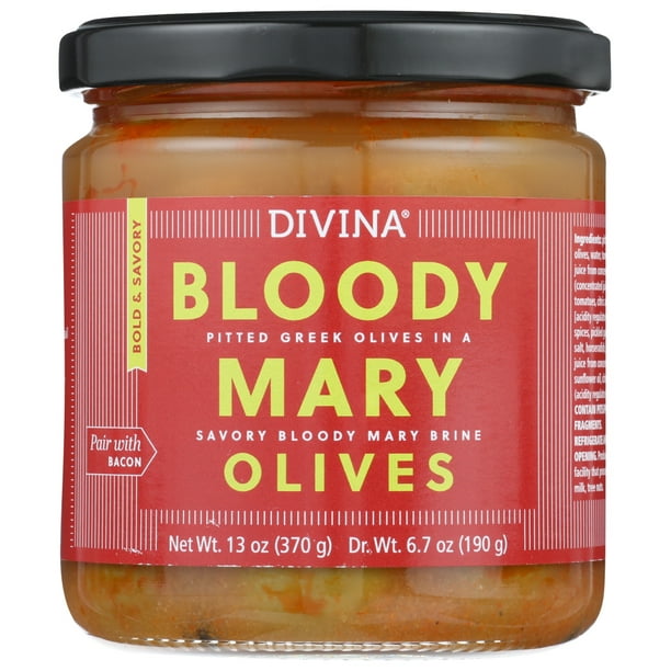 Divina Bloody Mary Olives, 13 Oz