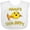 AA-White, variant on Inktastic Mama's Little Guppy Cute Yellow Fish Boys or Girls Baby Bib