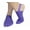 Purple, variant on Halfsox-Women’s Casual No Show Half Socks for Sling-back shoes Medium/Large Pink 1 Pair