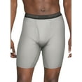 thumbnail image 2 of Fruit of the Loom Men's Micro-Stretch Long Leg Boxer Briefs, 5-Pack, 2 of 7