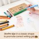 thumbnail image 4 of Crayons Honeysticks Jumbo, cera de abeja 100% pura, paquete de 16 unidades para niños de 2 a 8 años, 4 of 6