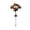 Red, variant on Floral, Illuminating - Artificial Plant Solar Stake Light, Waterproof Outdoor Landscape Decor for Family Yard Patio Pathway (27.6 Inch)