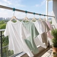 thumbnail image 4 of Hanger Clip Blue Non Slip Closet Space Saving Accessory for Home Organization, 4 of 5