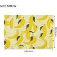 thumbnail image 2 of GZHJMY Bathroom Rug Cute Banana Soft and Absorbent Bathroom Carpet Non-Slip Machine Washable Plush Bath Floor Rug Door Mat for Bathtubs, Toilet,Kitchen, 16x24 in Carpet Runner, 2 of 6