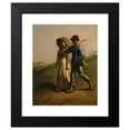 thumbnail image 2 of Jean-François Millet 15x18 Black Modern Framed Museum Art Print Titled - Going to Work (1851-1853), 2 of 5