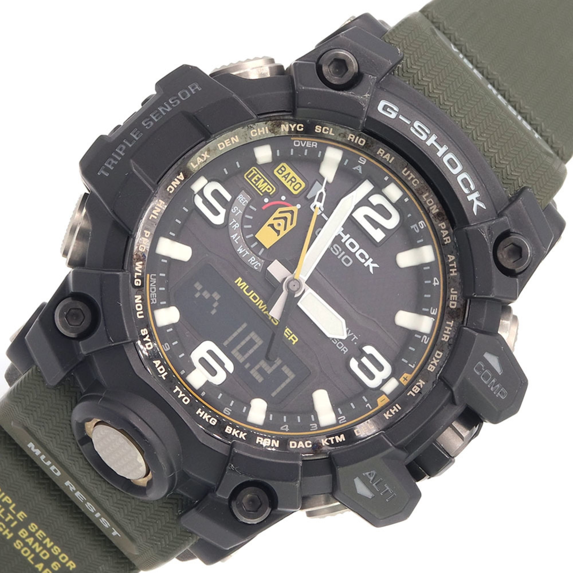Used Casio Men's Watch G-Shock Madmaster GWG-1000-1A3JF Black Dial