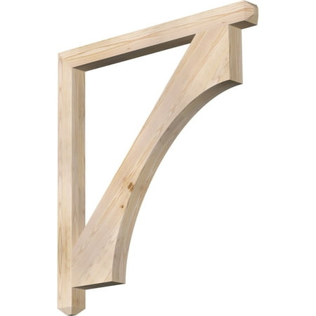 

Ekena Millwork 3 1/2 W x 44 D x 48 H Westlake Craftsman Smooth Bracket Douglas Fir