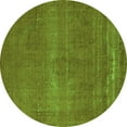 thumbnail image 1 of Ahgly Company Indoor Round Oriental Green Industrial Area Rugs, 5' Round, 1 of 4