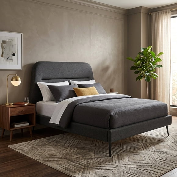 Cama Verona Matrimonial, Atlas del Descanso color Gris oxford