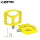 thumbnail image 5 of Eigraketly ZTTO MG5 1 par de pedales de bicicleta con eje de acero, picos de eje de acero, pedales de bicicleta de superficie ancha de color Ciclismo Amarillo, 5 of 6