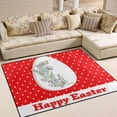 thumbnail image 2 of SKYSONIC Lightweight Soft Area Rugs Decorated Easter Eggs Floor Mat for Kids Playing Room Hardwood Floor Living Room 63x48 inch Nursery Rugs, 2 of 6