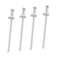 thumbnail image 5 of JISADER 4 Pieces Car Rosette Rivets Auto Accessory Spare Parts Replacement Universal Silvery, 5 of 7