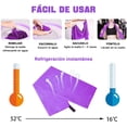 thumbnail image 3 of Toalla Deportiva, Toalla Microfibra 3PCS, Toalla Gym Suave y Ligero para Natacion, Deporte, Baño, Viajes, Yoga, Etc, con Una Bolsa, 3 Tallas (76 * 152cm+40 * 80cm+30 * 30cm, Violeta), 3 of 5