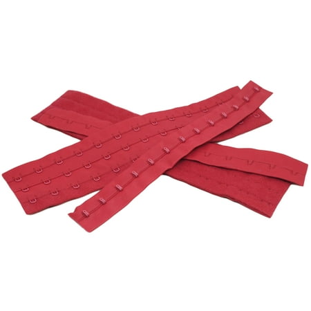 

Burgundy Hook & Eye - 13 rows - 9 3/4 Height - Lingerie Design DIY Bra Supplies - 5 Sets