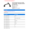 thumbnail image 2 of Front Left Upper Control Arm and Ball Joint Assembly - Compatible with 2004 - 2014 Ford F-150 - Quick Steer, 2 of 2