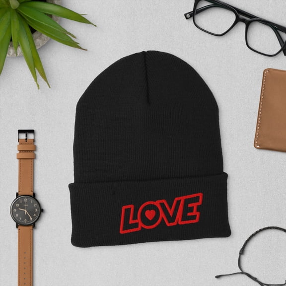 Cuffed Beanie (Black)