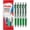 Green, variant on Pentel Energel BL77 Retractable Gel Ink Rollerball Pen - 0.7mm - 54% Recycled - Tropical Pack of 5 in Pillow Packaging