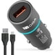 thumbnail image 1 of Cargador Auto 18W con Cable Tipo C QC 3.0 1 Hora Moderno, 1 of 5