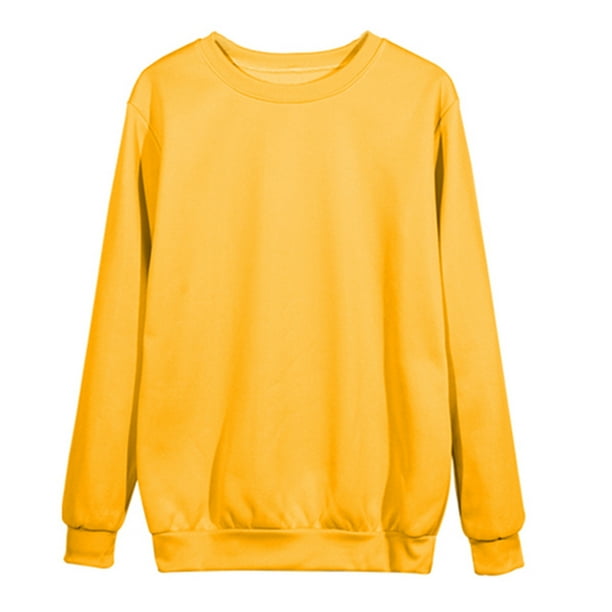 Crew neck top sweatshirts walmart