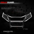 thumbnail image 3 of DNA Motoring For 13-17 Toyota RAV4 Chrome Stainless Steel Full Front End Bumper Grille Brush Guard, 3 of 9