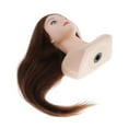 thumbnail image 4 of Cabeza de Maniquí Femenino Sunnimix 27'' con Cabello Profesional Marron, 4 of 8