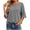 Gray, variant on Half Sleeve Tops for Women Boat Neck Scalloped Fashion Loose Fit Solid Shirts Basic Pullover Summer Travel Vacation Beach Tee