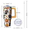 thumbnail image 2 of Halloween Scary Ghost 30 Oz Tumbler with Handle and Straw, Spooky Stainless Steel Cup, Gift for Women, 2 of 5