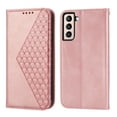 thumbnail image 2 of Case for Samsung Galaxy S23, Magnetic Matte Premium PU Leather Stand Flip Cover with Card Slots and Wallet, Shockproof and Full Body Protection Compatible with Galaxy S23 - Rosegold, 2 of 9