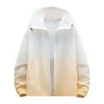 thumbnail image 2 of Nmnitkp UPF 50 Long Sleeve Men,Cool & Breathable Gradient,Lightweight Moisture Wicking Full Zip Fishing Hoodie, Hiking Jacket with Pockets and Thumbholes, 2 of 6