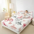 thumbnail image 4 of Feelyou Ballet Princess Girl Bed Sheets, Pink Shose Bowknot King Sheets, 4-Piece, 4 of 7