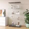 thumbnail image 6 of 4 Shelf and 2 Door Cabinet | Ideal for Living Room Decor. Showcase Items Clearly, 6 of 7