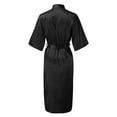 thumbnail image 5 of ASFGIMUJ Women's Short Kimono Robe Silky Satin Bathrobe Bride Bridesmaids Getting Ready Sleepwear Soft Nightgown, 5 of 5