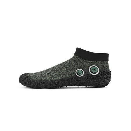 

Sanviglor Womens Mens Aqua Socks Quick Dry Water Shoes Barefoot Beach Shoe Hiking Breathable Comfort Sneakers Anti-Slip Soft Sole Athletic Sneaker Dark Green 7.5