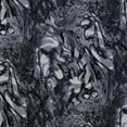 thumbnail image 2 of Zelouf High Multi Chiffon Print W/fog Foil  , Sewing, DIY, Crafts Fabric by the Yard, 090 Grey/blk, 3 Yard, 2 of 2