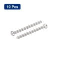 thumbnail image 3 of Tornillos de máquina Unique Bargains 10uds Acero inoxidable 304 M4x50mm Ranurada, 3 of 5