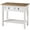 White wash stain & tops in antique brown stain., variant on Bridge Brazil Wood Hall Table Console 2 Drawers Corona | Furniture Dash - N/A Unpainted DIY product. N/A