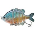 thumbnail image 2 of Bassdash SwimPanfish Multi Jointed Panfish Bluegill Swimbaits Hard Topwater Bass Lures Fishing Lure Crank Saltwater 3.5in/0.85oz,Pack of 4 Colors (BPRL), 2 of 8
