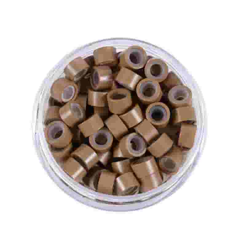 Copper Micro Rings Nano I-Tip Extension Rings 500/1000 Pcs Nano Copper Micro Rings With ...