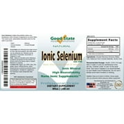 Good State Liquid Ionic Minerals - Selenium, 96 Servings, 400 mcg, 8 Fl Oz – Supports Thyroid Function & Antioxidant Health