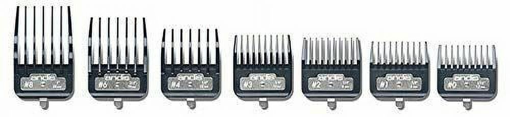 Andis Master Magnetic Comb Set #01900 - 8 Piece Clipper Guard Guide Combs