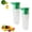 Green * 2, variant on Screw-Top Lemon Squeezer - 2025 Upgraded Lemon Mini Squeezer Screw Top, Compact Juice Extractor Citrus Press with Lid, Squeeze Lime for Cocktails, Drinks (Green)