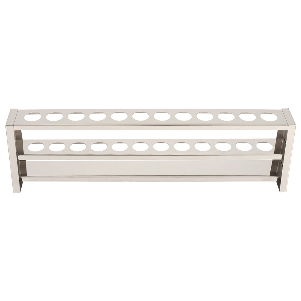 Test Tube Stand, 12 Holes Test Tube Support, Stainless Steel For Lab